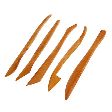 Set of wooden glass "Sonnet", 5 pieces, 20 cm