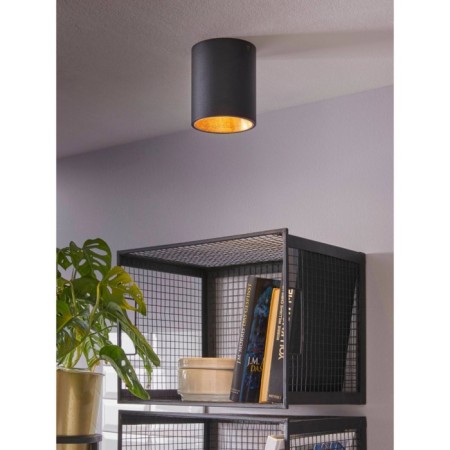 Lamp POLASSO 1x3.3W LED Black, gold 10x10x12cm-1