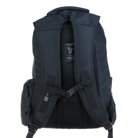 Youth backpack, 48 x 36 x 19 cm, Grizzly 903, ergonomic back, black RQ-903-2-4