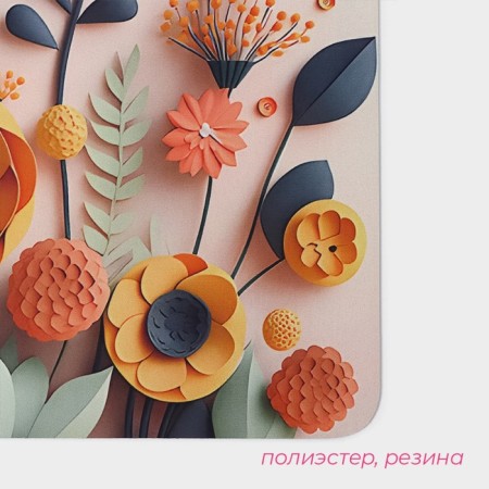 Коврик для дома Доляна Bloom, диатомитовый, 40×60 см-3