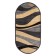 Mokko carpet oval 100x200 cm, 100% polypropylene, jute