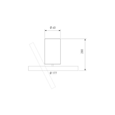 Lamp Ceiling accent Elektrostandard, Brain Led 12 W, 175x175x160 mm, IP20-5