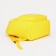 School backpack from textiles on lightning, 3 pockets, yellow color