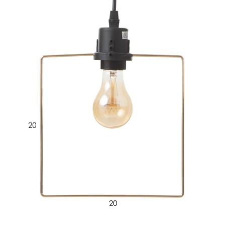 Economic light "Fiori" 3x40W E27 Black-gold 42x42x78 cm.-7