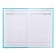 Diary of a low -up a5 128 sheets, a boumvinyl cover, turquoise