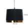 Lamp "Landi" E27 40W black and gold 30x30x21 cm