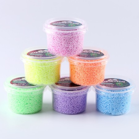 Ball plasticine, container 100 ml, mix-8