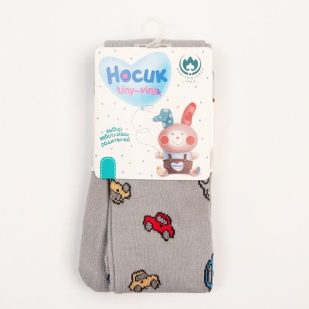 Pantyhose children, gray color, height 104-110-3
