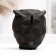Pigger "Owl Origami" Black, 12x10x14cm