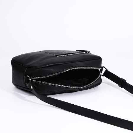 Bag-Bodi Boda Vita with a zipper, black color-4
