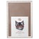Photo frame plastic 40x60 cm, gold with white (plastic screen)