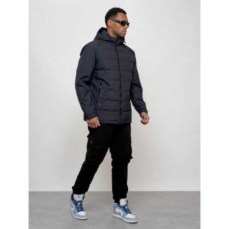 Male spring jacket, size 50, dark blue color-2