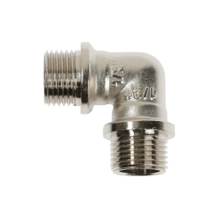 RTP square, 1/2 "x 90 ° external/external thread, nickel -plated brass, euroslot-2