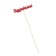 Topper "Congratulations" red 13x2.8 cm