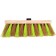 Street wooden brush, coconut and plastic bristles, mix