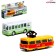 Set "city transport", inertial, metal, tram + bus