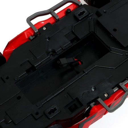 Radio -controlled machine "Racing", smoke, 1:12, with a battery, red color red-4
