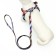 The ammunition set is two-layer, size S, leash 120 x 1 cm, Osh 24-38 cm, OG 29-41 cm, multi-colored