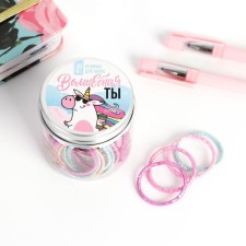 A set of hair rubber bands 