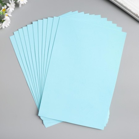 Foamiran "cornflower" 1 mm (set of 10 sheets) A4 format format-3