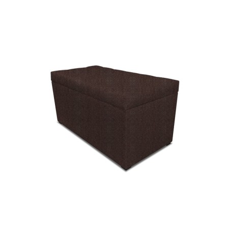 Puff with a lid and weighting, 800 × 400 × 420 mm, Savana Rogozhka, Chocolate Color-1