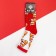 New Year. New Year's socks KAFTAN "CAT" Size 41-44 (27-29 cm), Red color