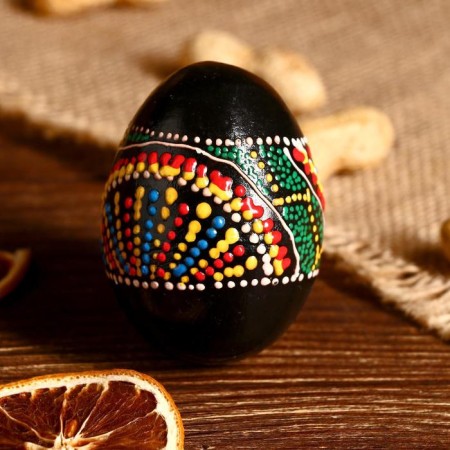 Souvenir musical instrument Marakas "Egg with a pattern" mix 6.5x5x55 cm-6