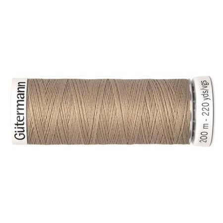 SEW-HALL thread for all materials, 200 m, 748277 (215 dark-cream-beige)