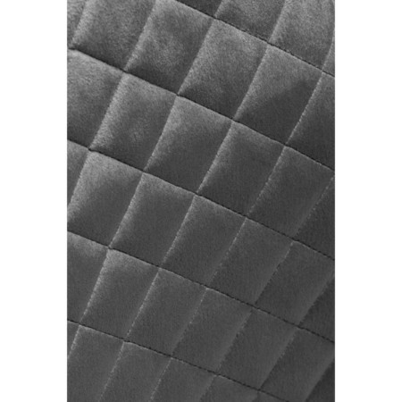 Capri Metal/Velvet, Black/Gray chair 45x51x86 cm-6