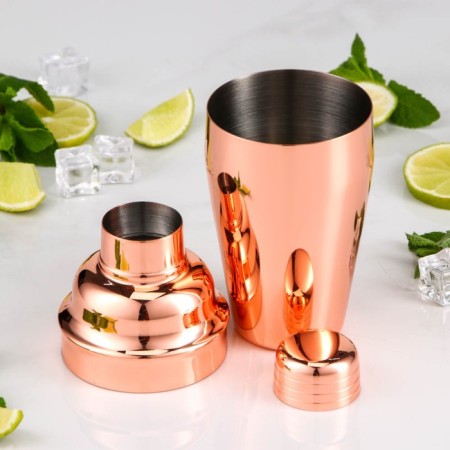 Stainless steel shaker, 300 ml, copper color-1