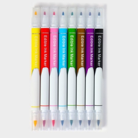A set of markers for decorating desserts Konfinetta, 8 pcs, 16.5 cm, multi -colored