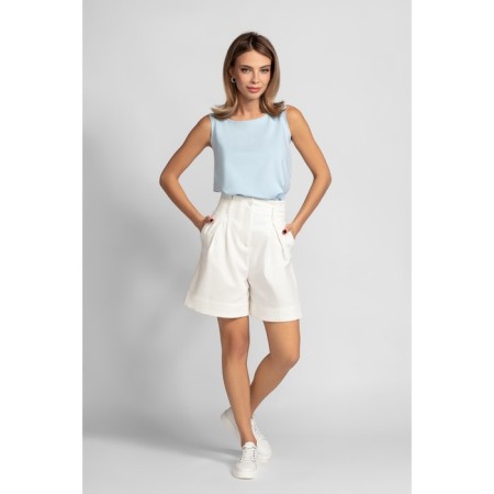 Women's shorts, size 48, white color