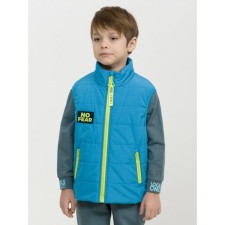 Vest for boys, height 116 cm, blue color