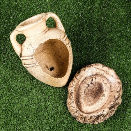 Pot "Amphora Lada" Small, with a tray-4