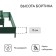 Galled flowerbed, 2 tiers, 50 × 50 cm, 100 × 100 cm, h = 30 cm, green, “quadro”, Greengo