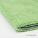 Raccoon floor rag, 250 g/m², 50 × 30 cm, microfiber, with overlock, 1 pc, green color