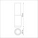 Over lamp, 50W GU10, white color