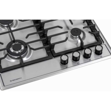 Hon surface Delvento V60V41M011, gas, 4 burners, silver-3