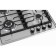 Hon surface Delvento V60V41M011, gas, 4 burners, silver
