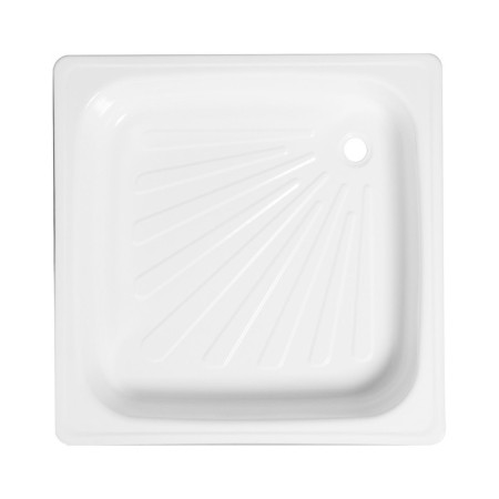 Book of shower steel ligeya, enameled, 800x800x150 mm, without siphon