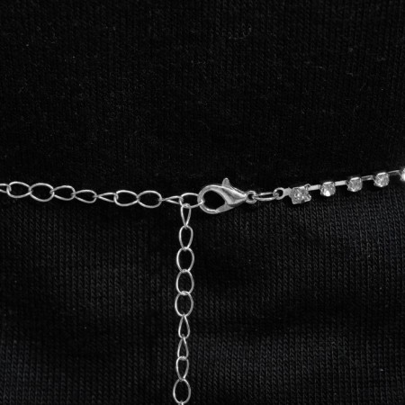 Bikini portup thread, white color in silver-3