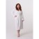 Women's bathrobe, size 46, white color