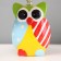 Table lamp "Oblushka" E14 40W color 20x20x32cm