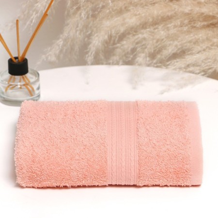 Terry towel with a border 50x90 cm, Seftali, cotton 100%, 440g/m