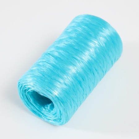 Gingerbread for manual knitting 100% polypropylene 200m/50g. (48-turquoise)-1