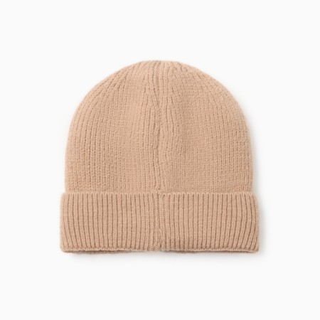Children's hat minku, beige color, rr 48-50-2