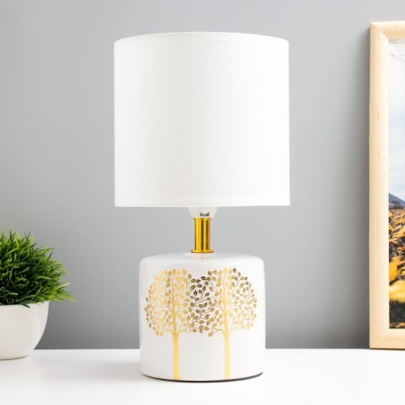 Table lamp "Duo Arbor" E14 40W white 15x15x28 cm Risalux
