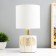Table lamp "Duo Arbor" E14 40W white 15x15x28 cm Risalux