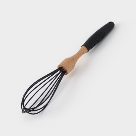 A whisk for whipping the shade "Makota", 28 cm, the color is black-2