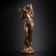 Figure - stand "Eastern beauty" bronze, 30x27x90cm